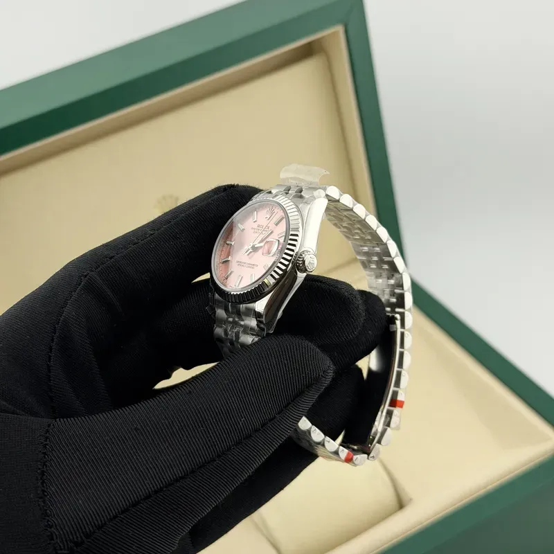 ساعت رولکس مدل دیت جاست ۳۱ صورتی لاین جوبیلی