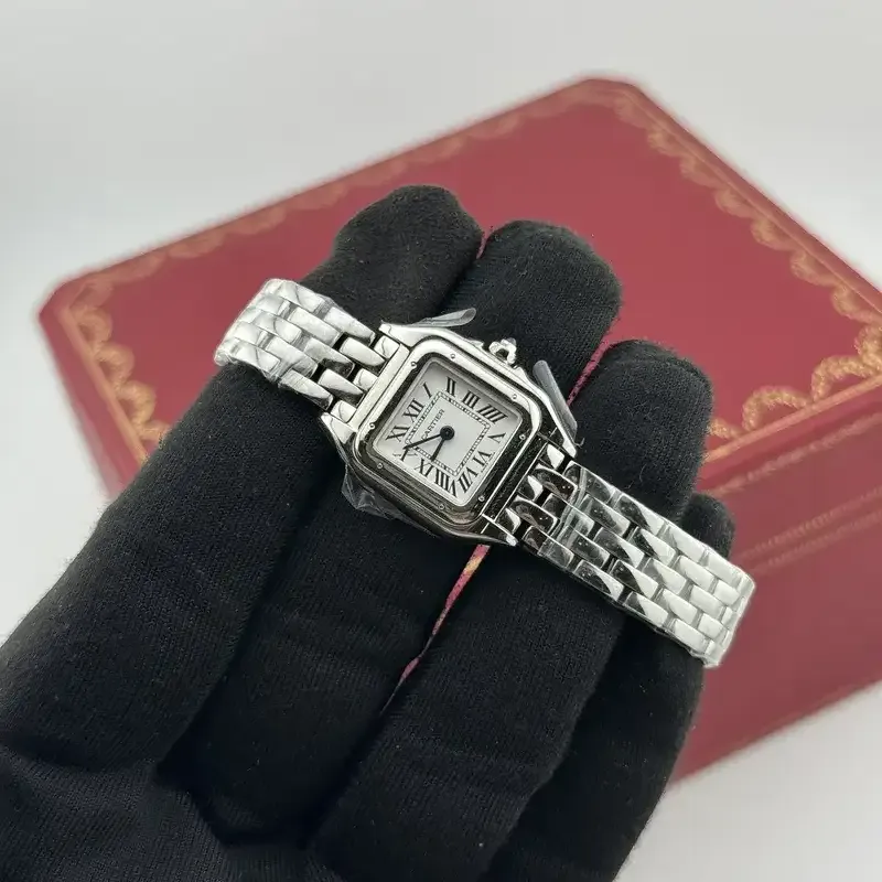 ساعت کارتیه مدل پنتر تمام استیل اسمال
