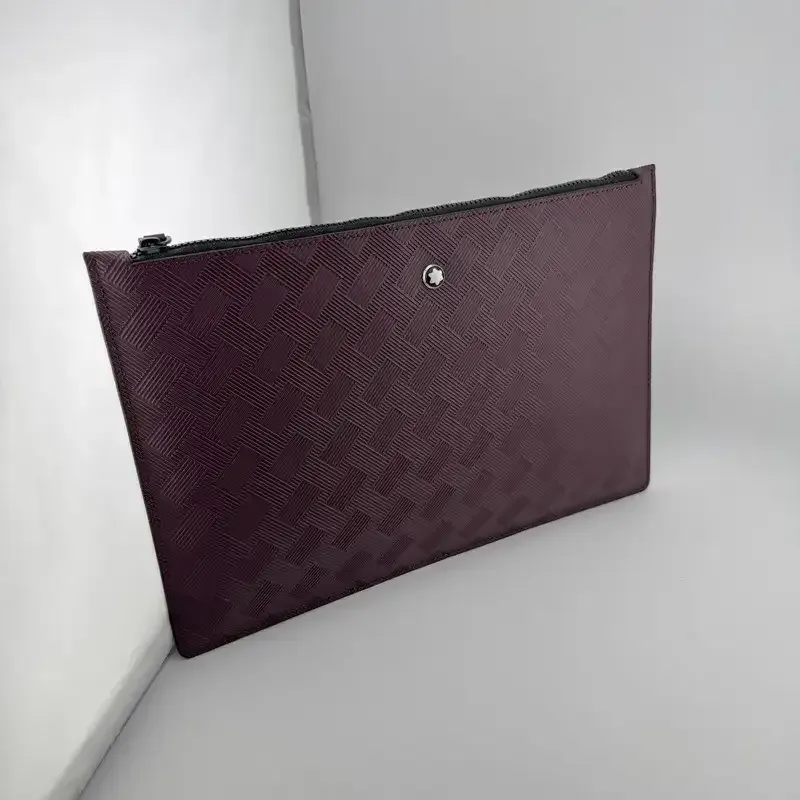 کیف دستی مون بلان مدل اکستریم باریک زرشکی